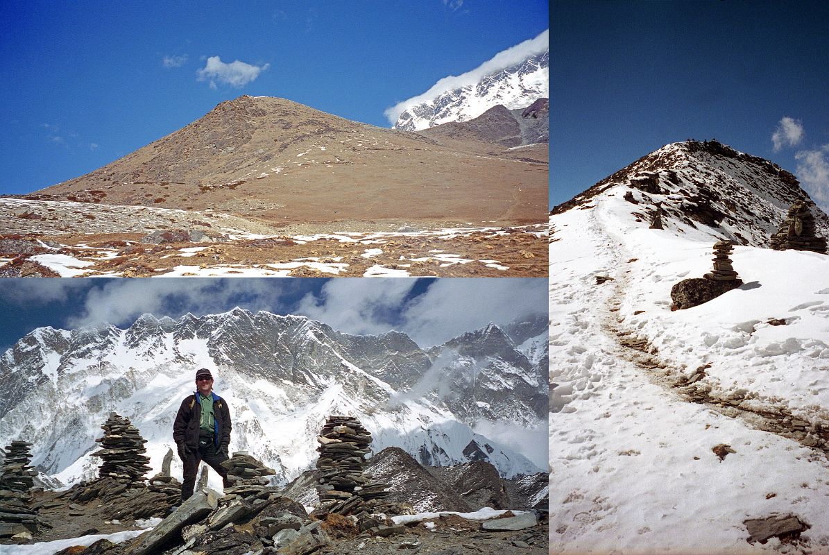 25 Jerome Ryan Climbs From Chukung To Lower Chukung Ri With Nuptse And Lhotse South Face